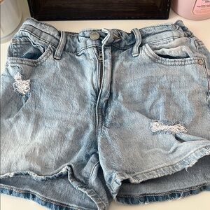 Light Blue Denim Women's Shorts